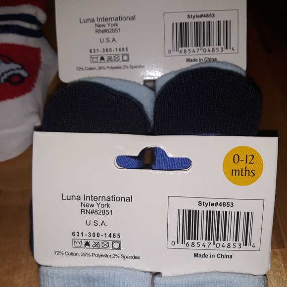 5 Pairs Baby Boy Socks - Picture 5 of 6
